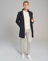 BS Augustia Slim Fit Frakke - Navy