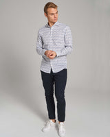 BS Nedved Slim Fit Skjorte - White