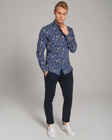 BS Gullit Slim Fit Skjorte - Dark Blue