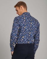 BS Gullit Slim Fit Skjorte - Dark Blue