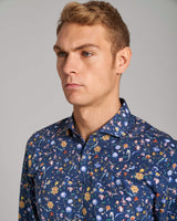 BS Gullit Slim Fit Skjorte - Dark Blue