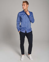 BS Klinsmann Slim Fit Skjorte - Blue