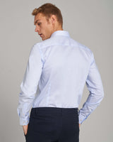 BS Scholes Slim Fit Skjorte - Light Blue