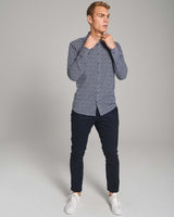 BS Shearer Slim Fit Skjorte - Navy