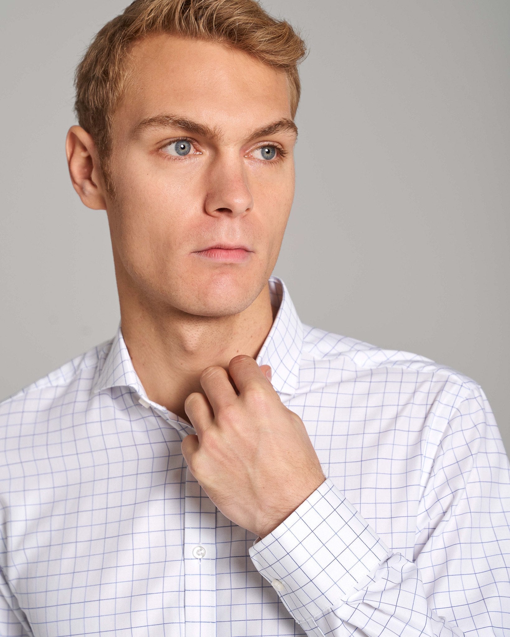 BS Elias Modern Fit Shirt - White