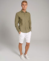 BS Ricciardo Casual Slim Fit Skjorte - Army