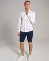 BS Ricciardo Casual Slim Fit Skjorte - White