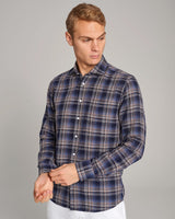 BS Gasly Casual Slim Fit Skjorte - Dark Blue