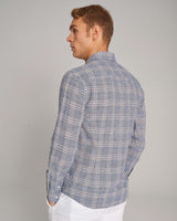 BS Vettel Casual Slim Fit Skjorte - Blue