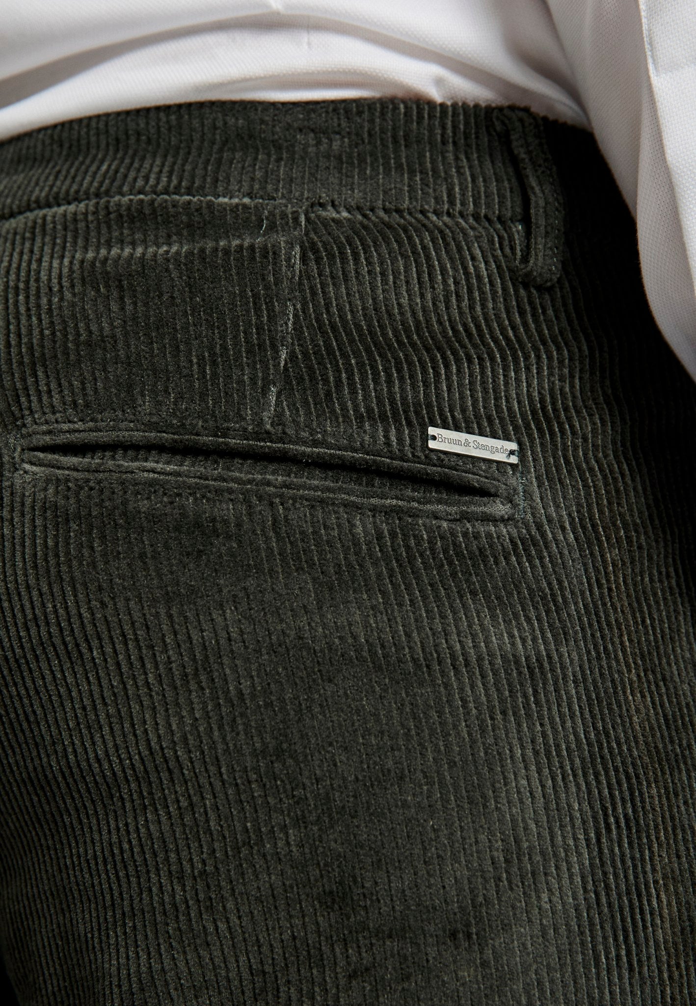 BS Alfred slim fit chinos - Green