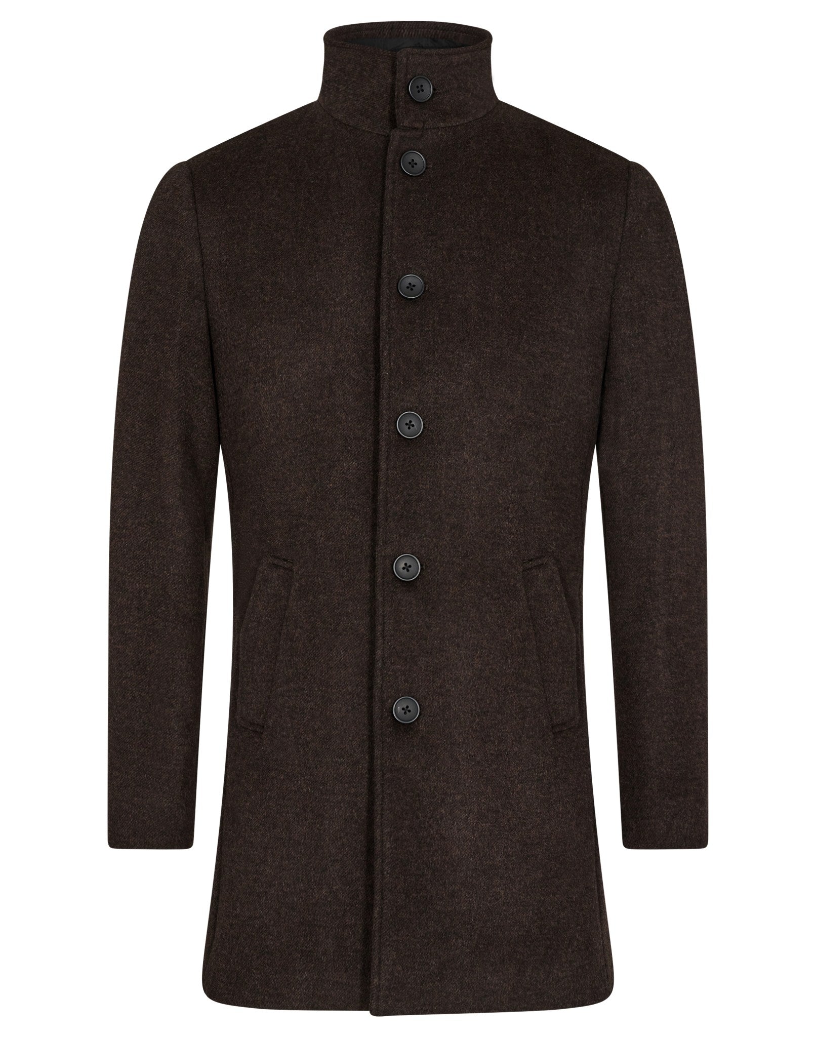 BS Ontario Slim Fit Coat - Brown