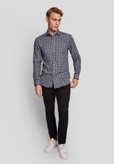 BS Steadman slim fit Skjorte - Blue