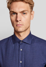 BS Baldini modern fit Skjorte - Dark Blue