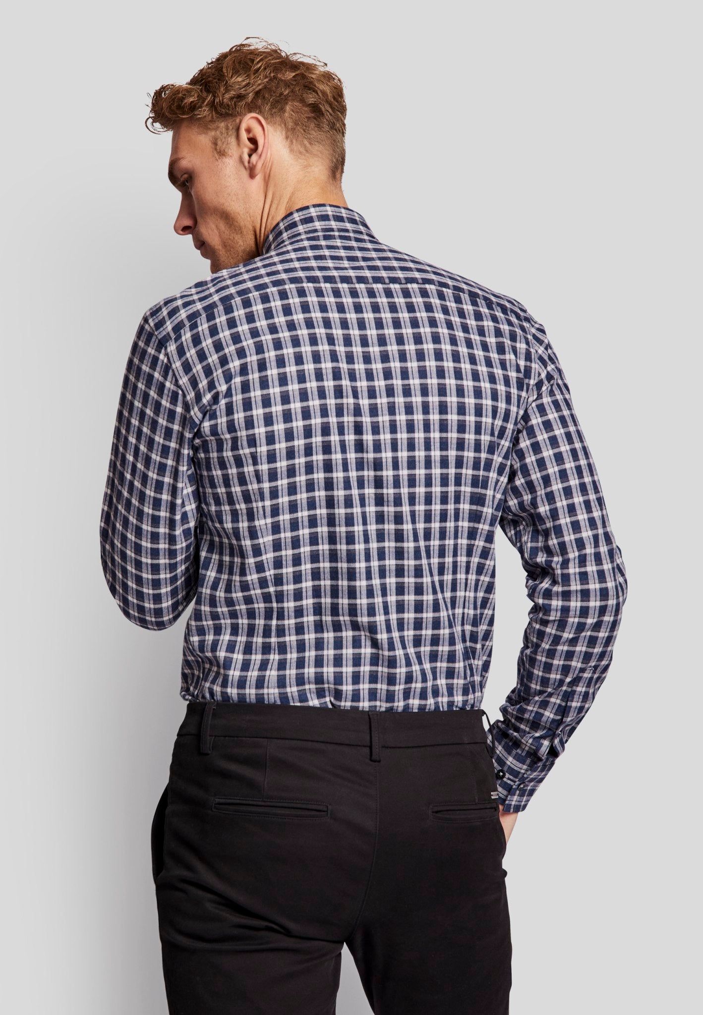 BS Emerson modern fit Skjorte - Blue
