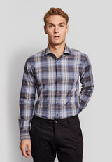 BS Kalas modern fit Skjorte - Blue