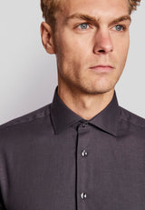 BS Lamela modern fit Skjorte - Charcoal