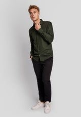 BS Leina modern fit Skjorte - Green