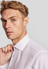 BS Pung modern fit Skjorte - White