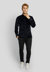 BS Kongsberg casual slim fit Skjorte - Navy
