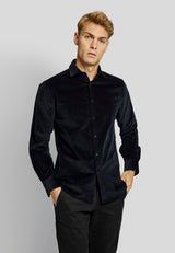 BS Kongsberg casual slim fit Skjorte - Navy