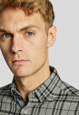 BS Bergen casual modern fit Skjorte - Grey