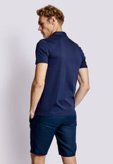 BS Natesan Regular Fit Polo - Navy