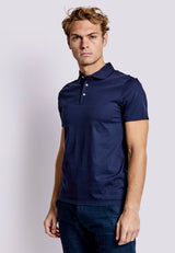 BS Natesan Regular Fit Polo - Navy