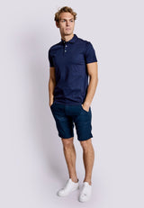 BS Natesan Regular Fit Polo - Navy