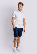 BS Natesan Regular Fit Polo - White