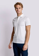 BS Natesan Regular Fit Polo - White