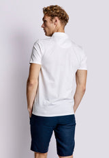 BS Natesan Regular Fit Polo - White