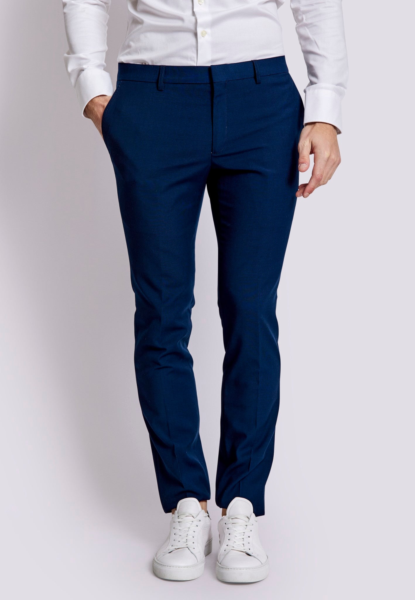 BS Arezzo Slim Fit Suit Bukser - Dark Blue
