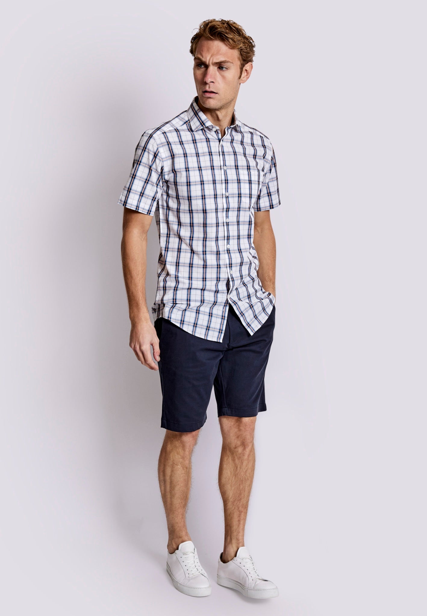 BS Shake Modern Fit Skjorte - White