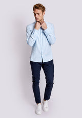 BS Sweeney Slim Fit Skjorte - Light Blue