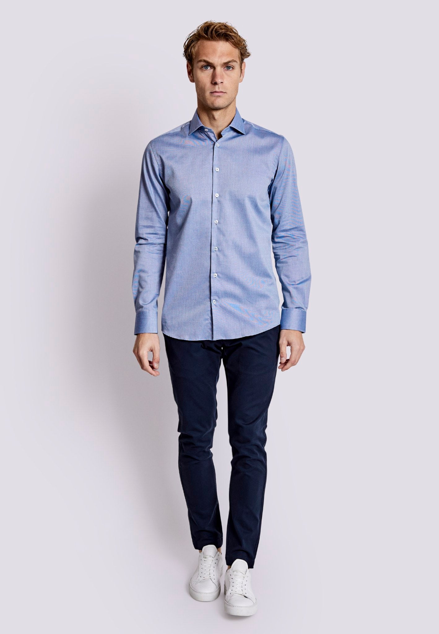 BS Domingo Slim Fit Shirt - Blue