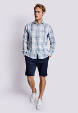 BS Almeria Casual Slim Fit Skjorte - Light Green