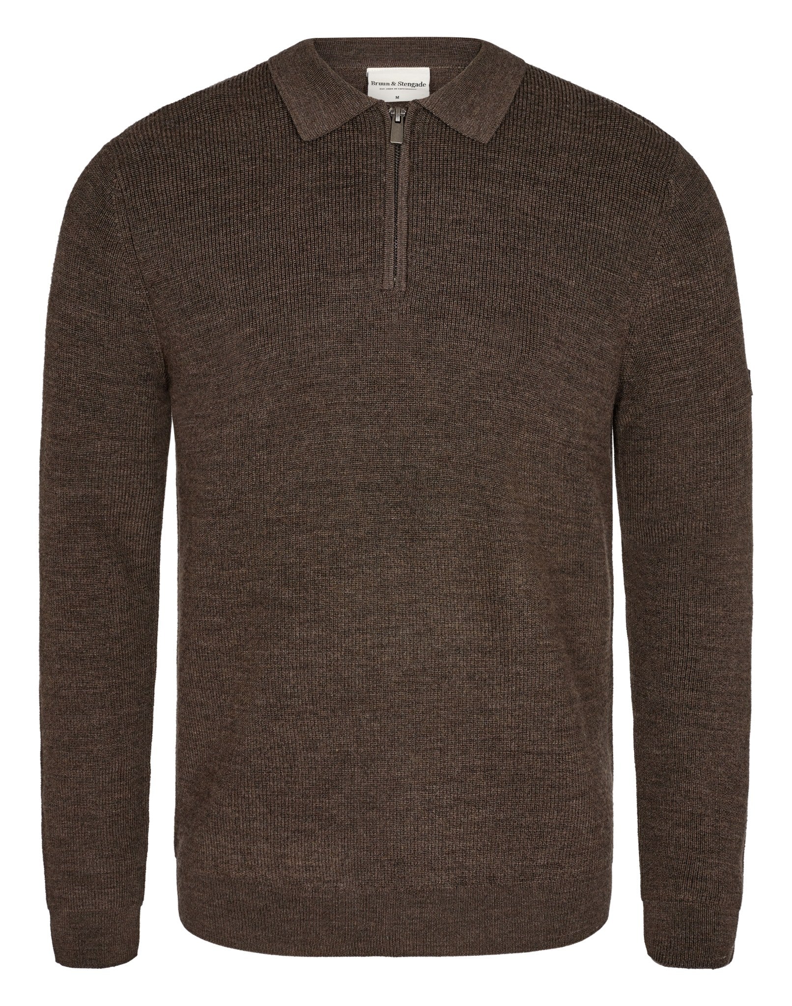 BS Balder Regular Fit Strik - Brown