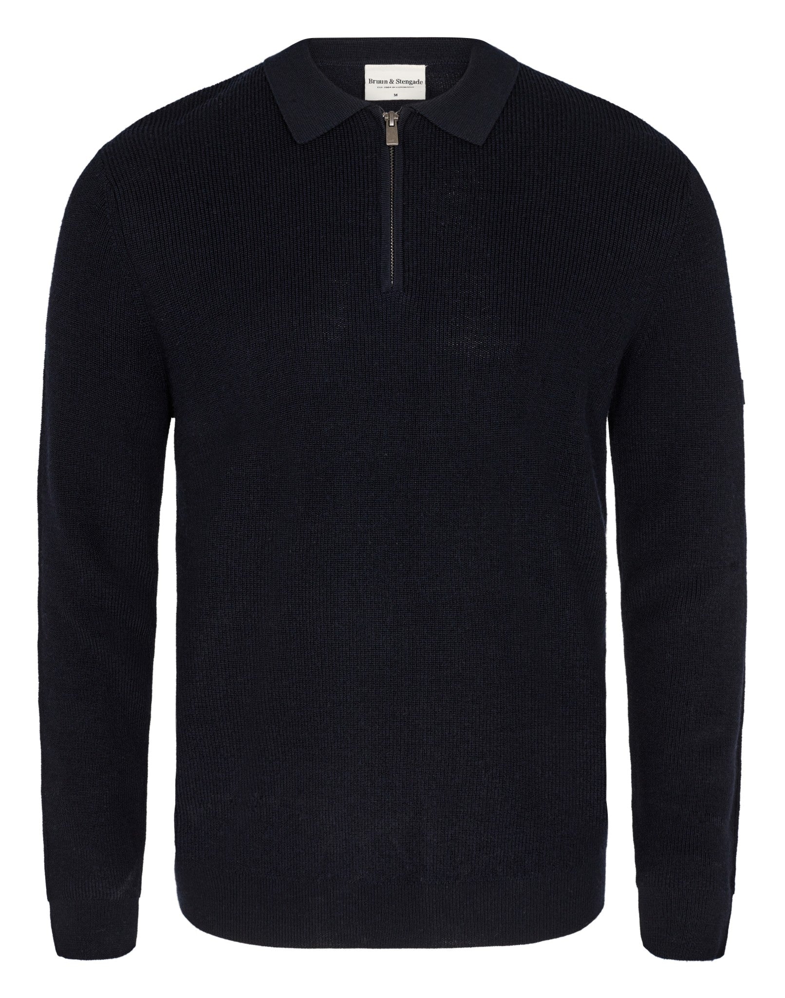 BS Balder Regular Fit Strik - Navy