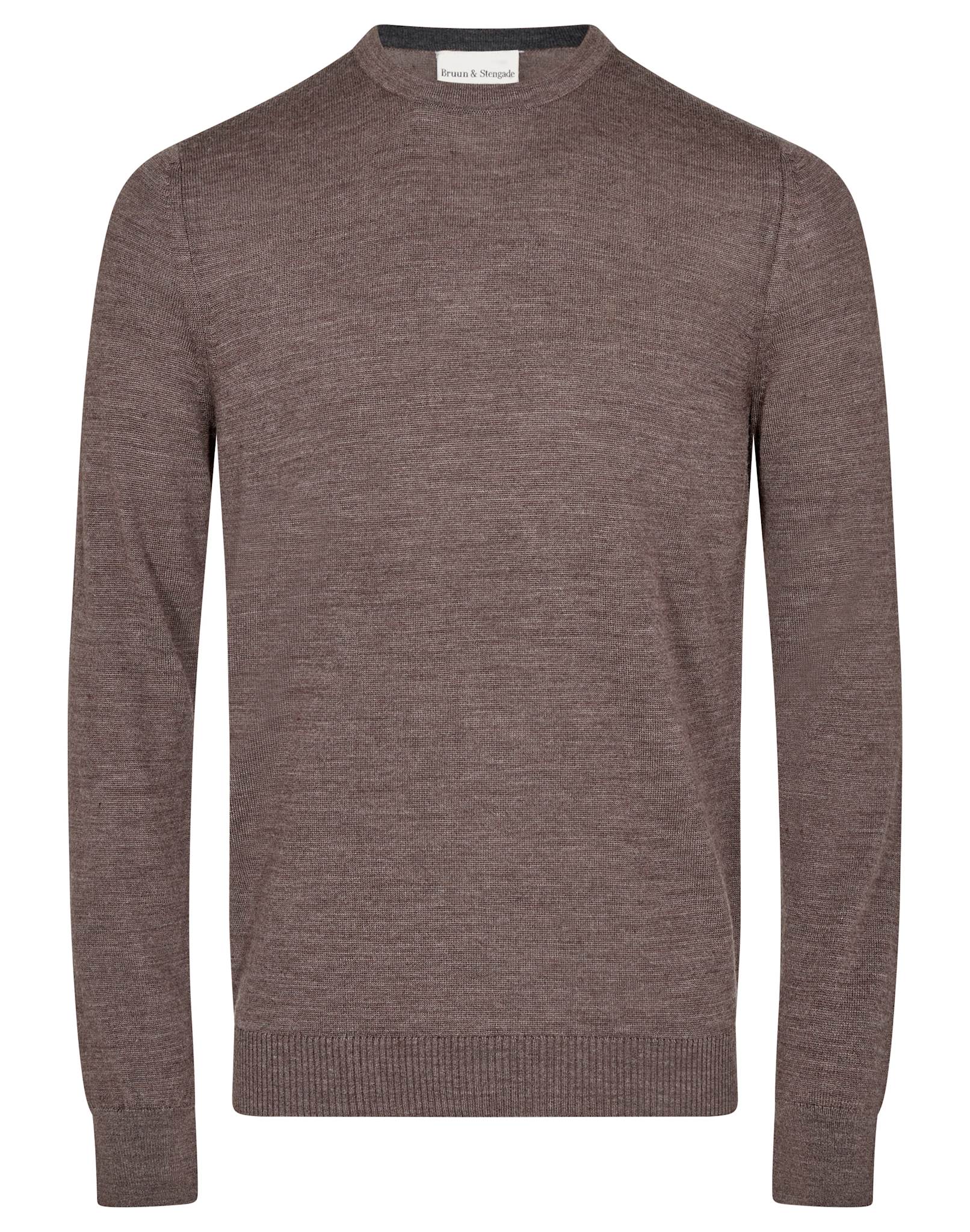 BS Sanjay Regular Fit Stickad tröja - Brown