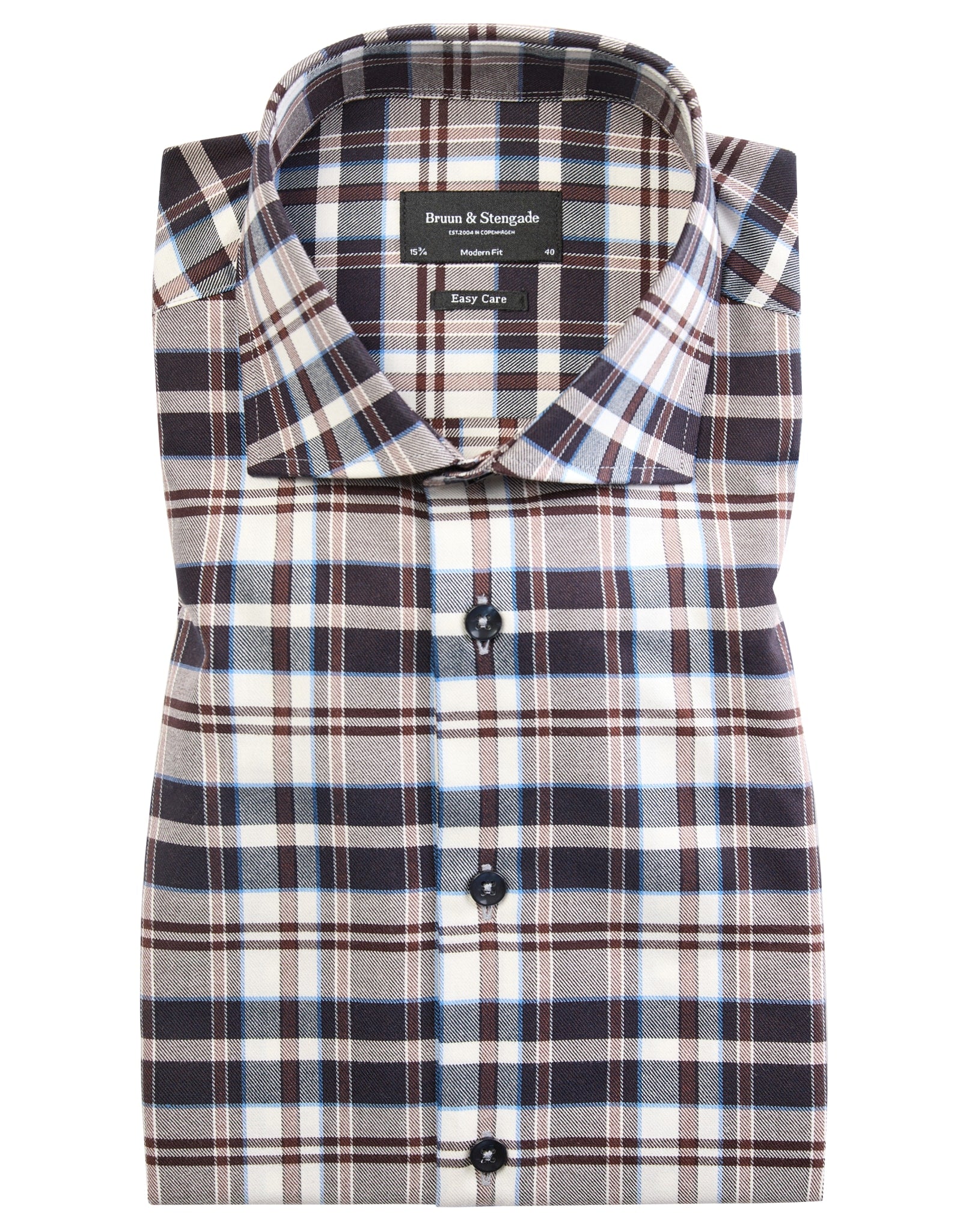 BS Kristian Modern Fit Shirt - Brown