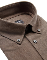 BS Cotton Casual Modern Fit Skjorte - Brown