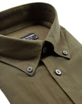 BS Cotton Casual Modern Fit Skjorte - Green