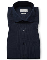 BS Favre Slim Fit Skjorte - Navy