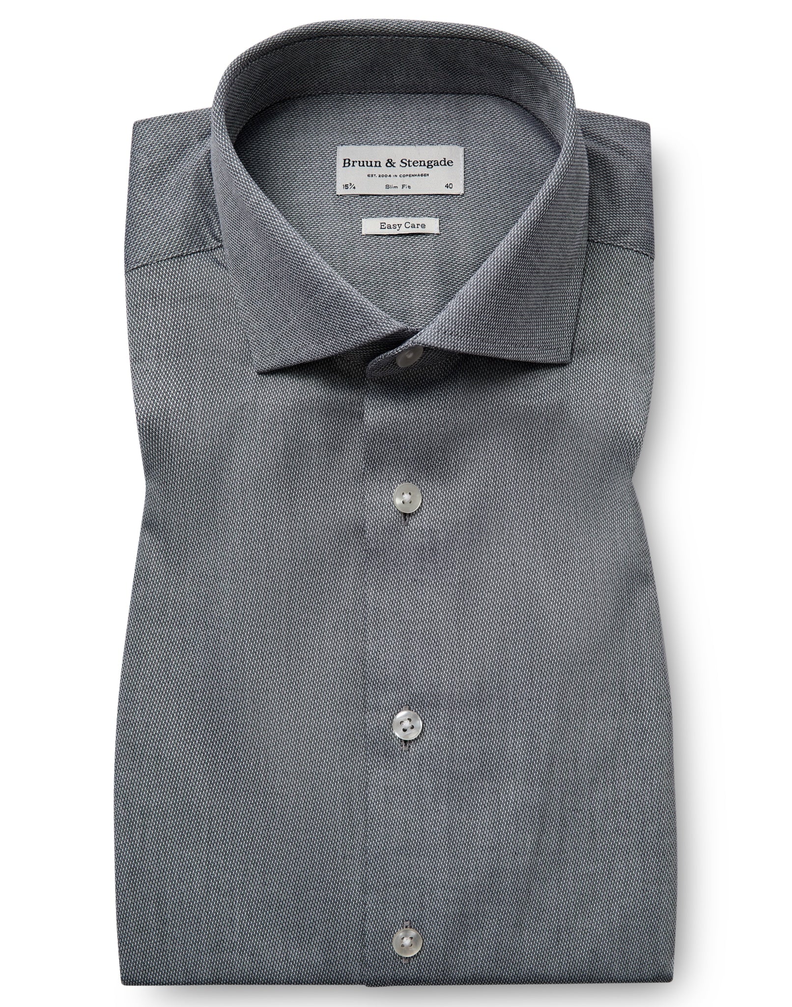 BS Marshawn Slim Fit Skjorte - Navy