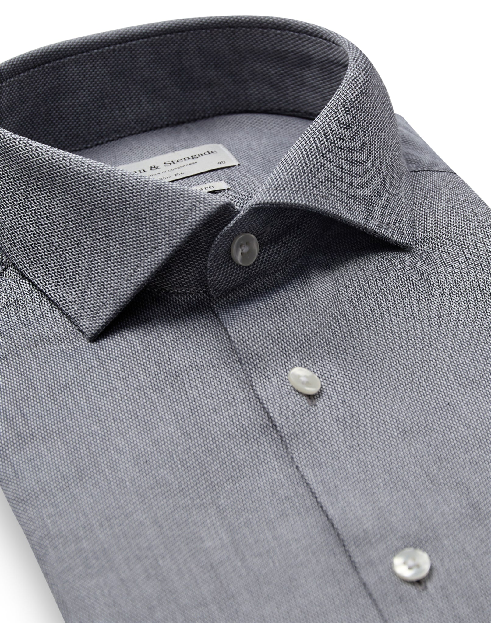 BS Marshawn Slim Fit Skjorte - Navy