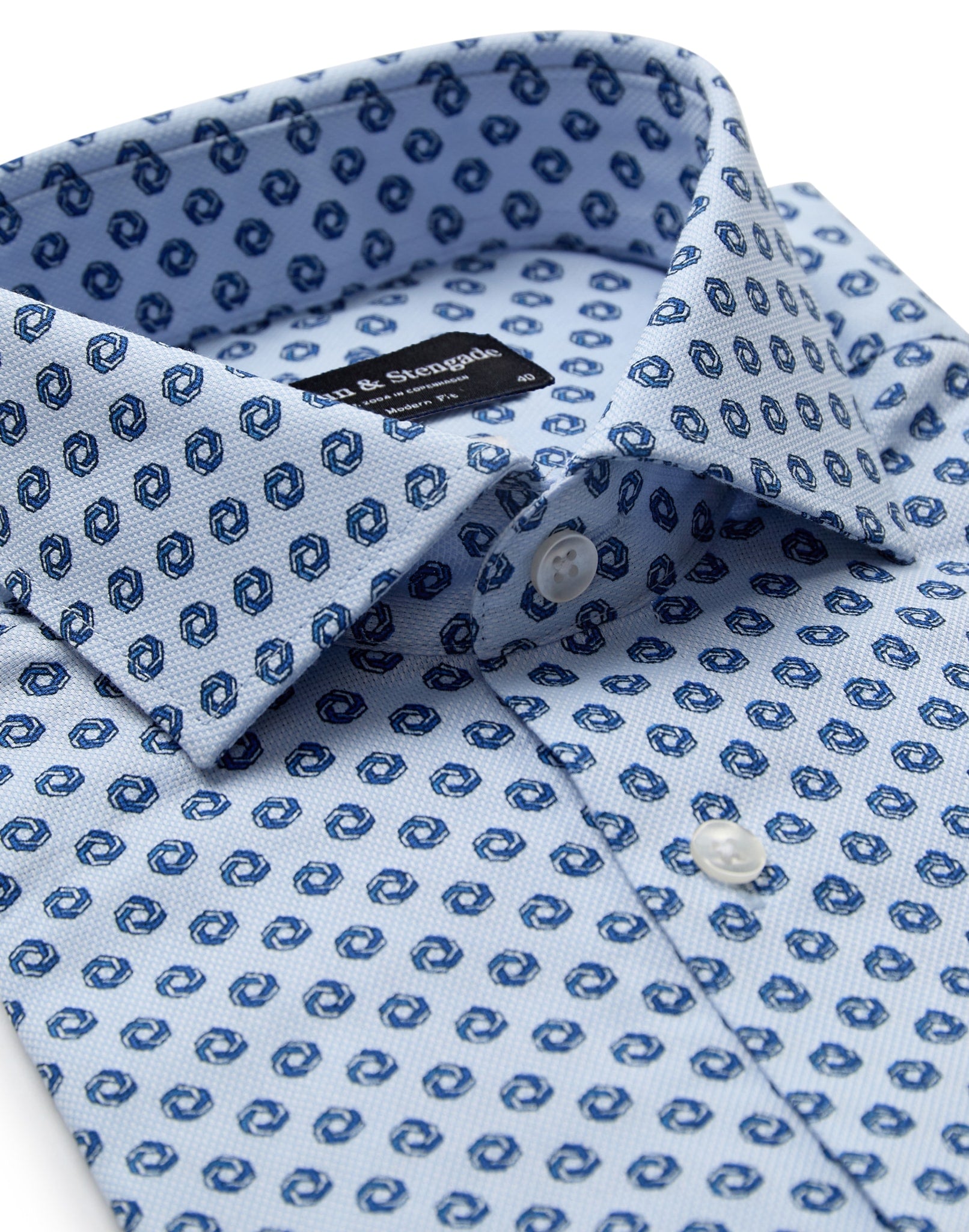 BS Barry Modern Fit Skjorte - Light Blue