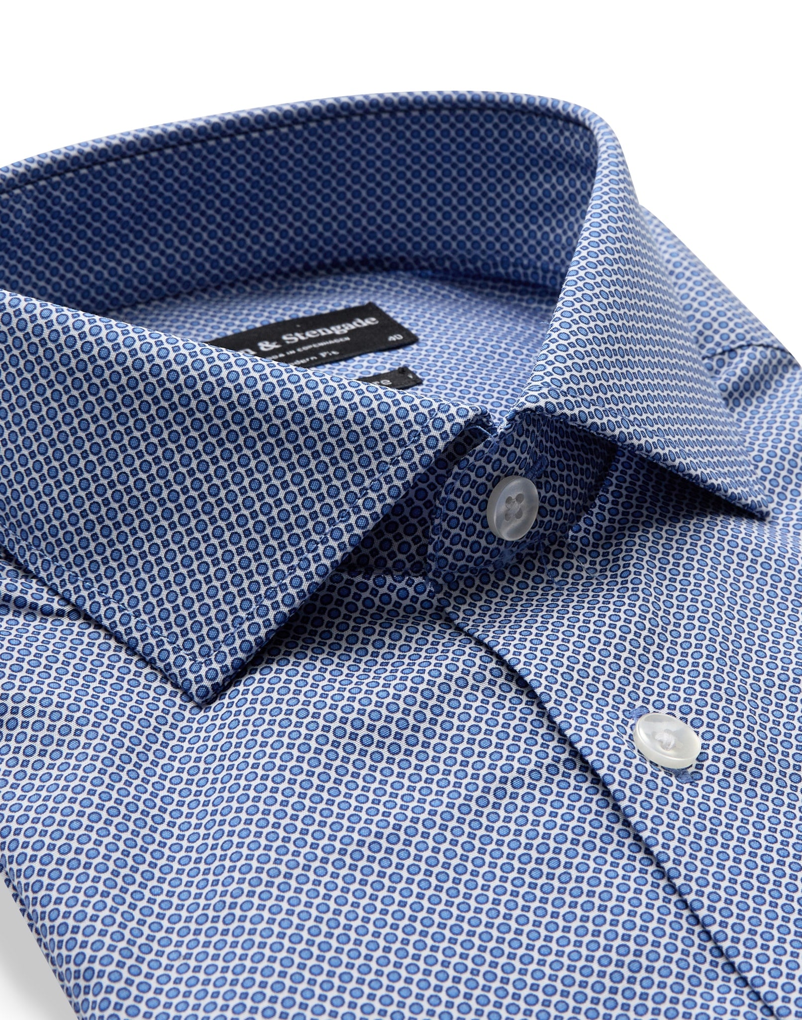 BS Peyton Modern Fit Skjorte - Dark Blue