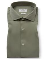 BS Rice Slim Fit Skjorte - Green