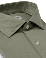 BS Rice Slim Fit Skjorte - Green