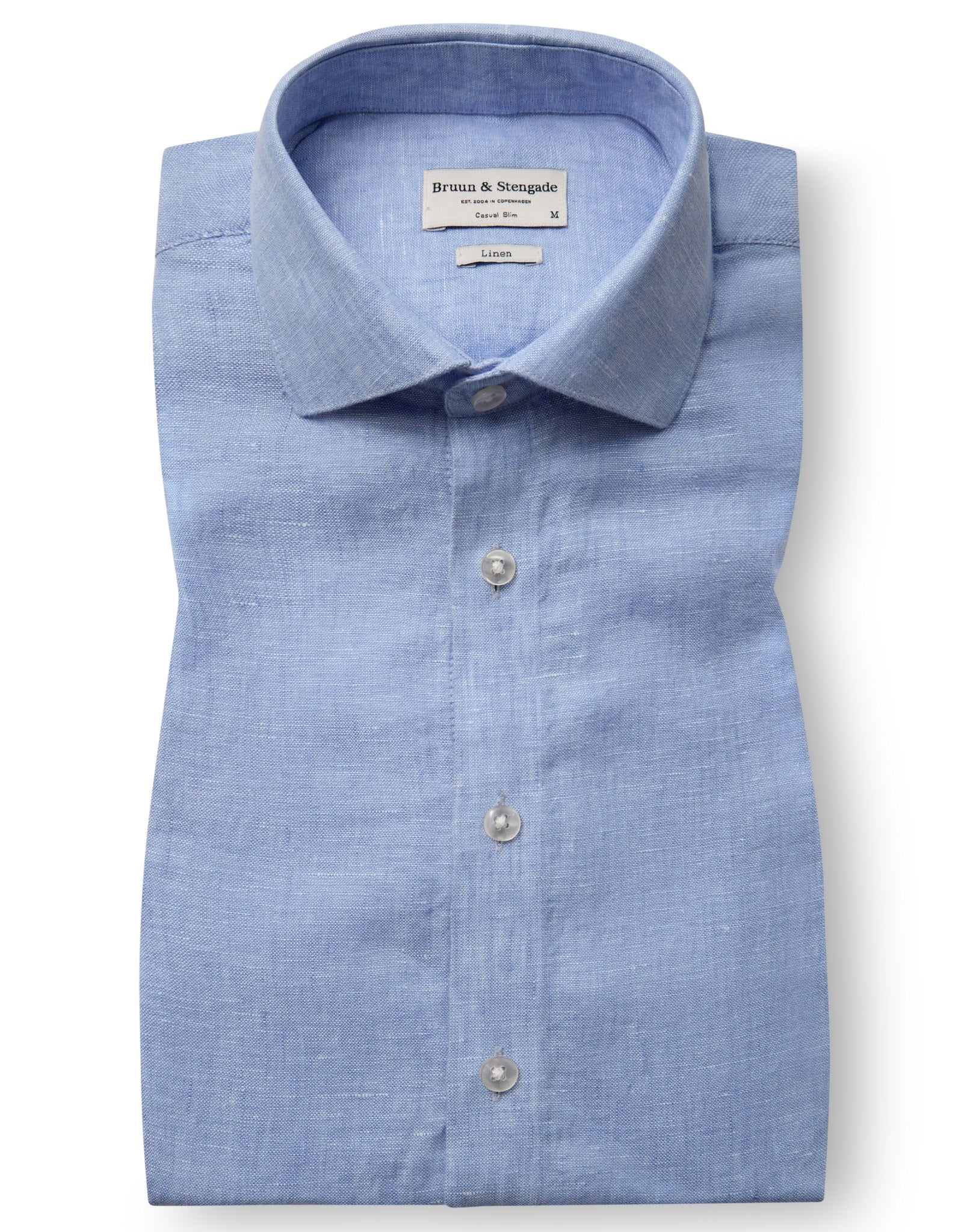 BS Perth Casual Slim Fit Skjorte - Light Blue